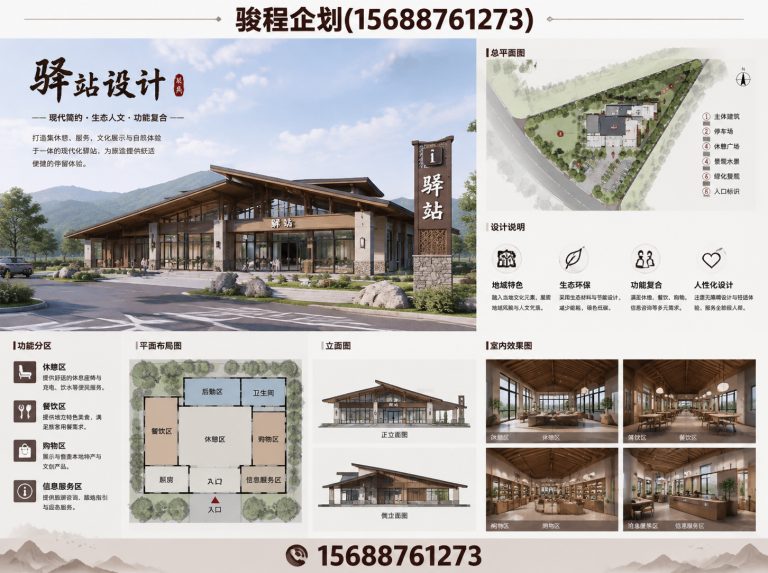 天桥区驿站设计展示图